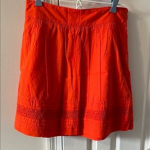 Ann Taylor LOFT embroidered skirt, size 2